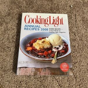 COOKING LIGHT 2008 ANNUAL RECIPES HARDCOVER COOKBOOK